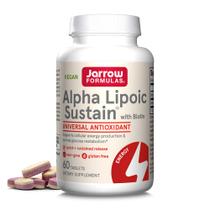 Suplemento Jarrow Formulas Alpha Lipoic Sustain 300 mg 60 comprimidos