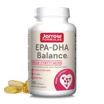 Suplemento Jarrow Formulas EPA-DHA Balance 600 mg 240 cápsulas gelatinosas