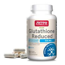 Suplemento Jarrow Formulas Glutationa reduzida 500 mg 120 cápsulas