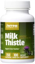 Suplemento Jarrow Formulas Milk Thistle 150 mg 100 cápsulas