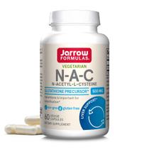 Suplemento Jarrow Formulas N-A-C 500mg - Antioxidante para Fígado - 60 Cápsulas Suplemento Jarrow Formulas N-A-C 500mg - Antioxidante para Fígado - 60 Cápsulas