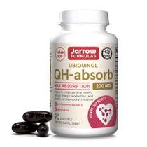 Suplemento Jarrow Formulas QH-Absorb 200 mg Co-Q10 90 Cápsulas Gelatinosas