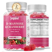 Suplemento Joywiit D-Mannose Gummies 2000mg com Cranberry 500mg Suplemento Joywiit D-Mannose Gummies 2000mg com Cranberry 500mg