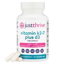 Suplemento Just Thrive Vitamina K2-7 Plus D3 60 cápsulas Suplemento Just Thrive Vitamina K2-7 Plus D3 60 cápsulas