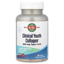 Suplemento KAL Clinical Youth Collagen 600mg Tipo I e III 60c Suplemento KAL Clinical Youth Collagen 600mg Tipo I e III 60c