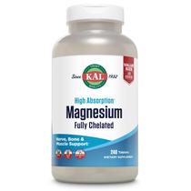 Suplemento KAL Glicinato de Magnésio 240 comprimidos