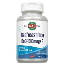 Suplemento KAL Red Yeast Rice COQ10 Omega 3 60 Softgel