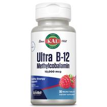 Suplemento KAL Ultra B12 Metilcobalamina 10.000 mcg 30 comprimidos