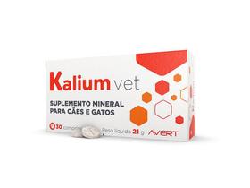 Suplemento Kalium Vet 21g para Cães e Gatos - 30 Comprimidos - Avert
