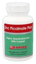 Suplemento Karuna Health Picolinato de Zinco Plus 60 cápsulas