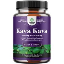 Suplemento Kava Root Mood Support 1000 mg Natures Craft