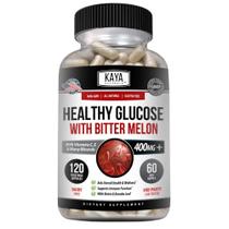 Suplemento Kaya Naturals Healthy Gluco com melancia amarga 120 ct