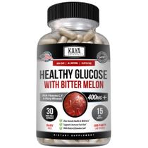 Suplemento Kaya Naturals Healthy Gluco com melancia amarga 30 quilates Suplemento Kaya Naturals Healthy Gluco com melancia amarga 30 quilates