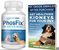 Suplemento Kidney Restore PhosFix para cães e gatos