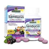 Suplemento Kids Sambucus Chewables Black Elderberry - Nature's Answer Suplemento Kids Sambucus Chewables Black Elderberry - Nature's Answer