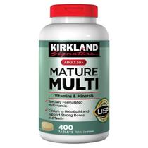 Suplemento Kirkland Signature Adult 50+ Mature Multi 400 comprimidos