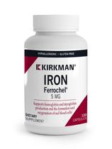 Suplemento Kirkman Iron Ferrochel 5 mg 120 cápsulas Suplemento Kirkman Iron Ferrochel 5 mg 120 cápsulas