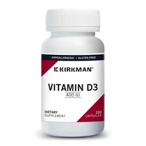 Suplemento Kirkman Vitamina D-3 400 UI Hypo 120 cápsulas