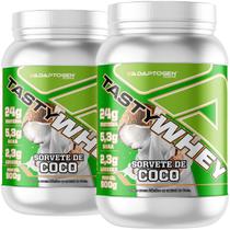 Suplemento Kit 2X Tasty Whey Isolado 3W Coco 900G Adaptogen Suplemento Kit 2X Tasty Whey Isolado 3W Coco 900G Adaptogen