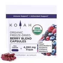 Suplemento KOYAH Organic Berry Blend 600 mg 60 cápsulas Suplemento KOYAH Organic Berry Blend 600 mg 60 cápsulas