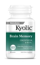 Suplemento Kyolic Brain Memory Concentration Recall Herbal