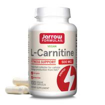 Suplemento L-Carnitina Jarrow Formulas - 500mg - 100 Cápsulas