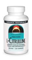 Suplemento L-Citrulina Source Naturals - 500mg - 120 Cápsulas Suplemento L-Citrulina Source Naturals - 500mg - 120 Cápsulas