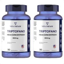 Suplemento L-Triptofano 860mg Mega Concentrado 90 Cáps Suplemento L-Triptofano 860mg Mega Concentrado 90 Cáps