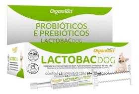 Suplemento Lactobac Dog Para Cães Probiotico 16g - Organnact