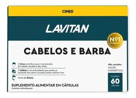 Suplemento Lavitan Cabelos e Barba Cimed 60 Cáps Crescimento e Força Quantidade:60 Cápsulas Suplemento Lavitan Cabelos e Barba Cimed 60 Cáps Crescimento e Força Quantidade:60 Cápsulas