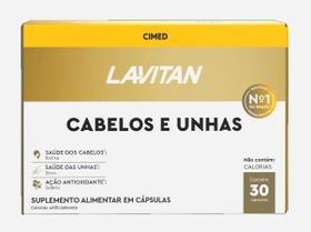 Suplemento Lavitan Cabelos E Unhas Com 60 Cápsulas - Cimed