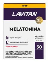 Suplemento Lavitan Mela tonina Sabor Morango C/30 Cp Mastigáveis - Cimed