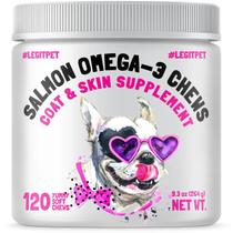 Suplemento LEGITPET Salmon Omega-3 Dog Chews Skin Coat