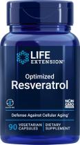 Suplemento Life Extension Optimized Resveratrol 90 cápsulas