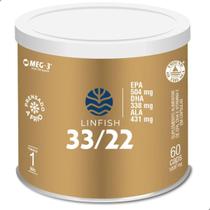 Suplemento Lin Fish 33/22 60 Cáps 1000mg Vital Atman Suplemento Lin Fish 33/22 60 Cáps 1000mg Vital Atman