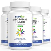 Suplemento Lipossomal de Fisetina 1200mg com Quercetina Sharoaid Suplemento Lipossomal de Fisetina 1200mg com Quercetina Sharoaid