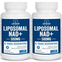 Suplemento Lipossomal NAD+ 500mg com Trans-Resveratrol 300mg - Lepoznan