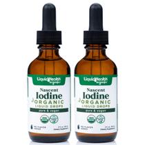 Suplemento LIQUIDHEALTH Líquido de iodo Nascente 30 mL (pacote com 2)