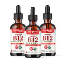 Suplemento LIQUIDHEALTH Metil Vitamina B12 150 ml - pacote com 3 Suplemento LIQUIDHEALTH Metil Vitamina B12 150 ml - pacote com 3