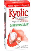 Suplemento líquido de extrato de alho envelhecido Kyolic 120mL Suplemento líquido de extrato de alho envelhecido Kyolic 120mL