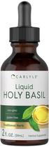 Suplemento líquido de extrato de manjericão sagrado Carlyle 60mL Suplemento líquido de extrato de manjericão sagrado Carlyle 60mL