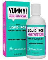 Suplemento líquido de ferro NovaFerrum Yummy 473ml Kids 4+ Suplemento líquido de ferro NovaFerrum Yummy 473ml Kids 4+