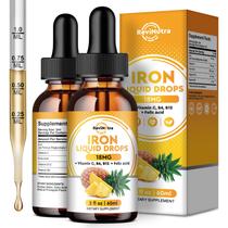 Suplemento líquido de ferro RevinUtra com folato, vitamina C 60 ml Suplemento líquido de ferro RevinUtra com folato, vitamina C 60 ml