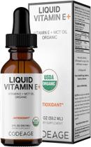 Suplemento líquido de vitamina E Codeage 60 porções de 60 ml Suplemento líquido de vitamina E Codeage 60 porções de 60 ml