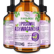 Suplemento Líquido Lipossomal de Ashwagandha Saglikli 60 mL 2000 mg Suplemento Líquido Lipossomal de Ashwagandha Saglikli 60 mL 2000 mg