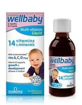 Suplemento líquido multivitamínico Wellbaby 150 ml para 6 a 4 anos