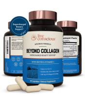 Suplemento Live Conscious Beyond Collagen 90 cápsulas Suplemento Live Conscious Beyond Collagen 90 cápsulas