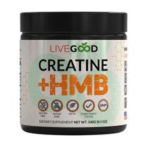 Suplemento LIVEGOOD Creatine Plus HMB 250mL para músculos