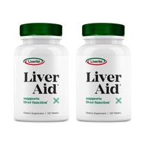 Suplemento LIVERITE Liver Aid, pacote com 2, 120 comprimidos (total de 240)
