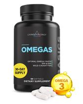 Suplemento Livingood Daily Fish Oil Omega 3 60 Softgels